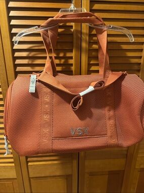 Victoria's Secret Terracotta Mesh Weekender Duffel